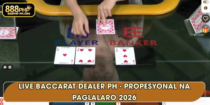 Live Baccarat dealer PH - Propesyonal na Paglalaro 2026