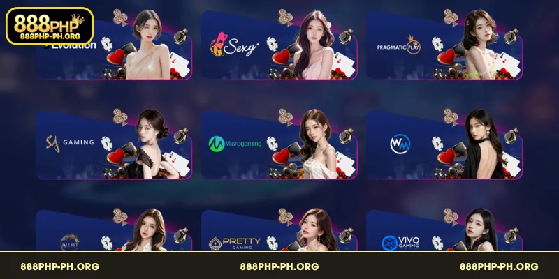 Live Casino ng 888PHP – Tunay na aksyon sa iyong mobile device