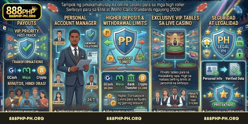 Mga Tampok ng pinakamahusay na online casino para sa mga high roller