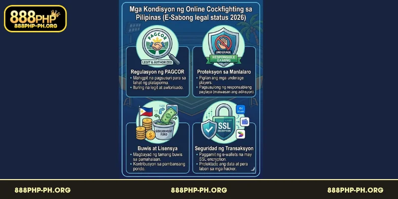 Mga kundisyon para sa pagsali sa online cockfighting na kailangang malaman ng mga manlalaro