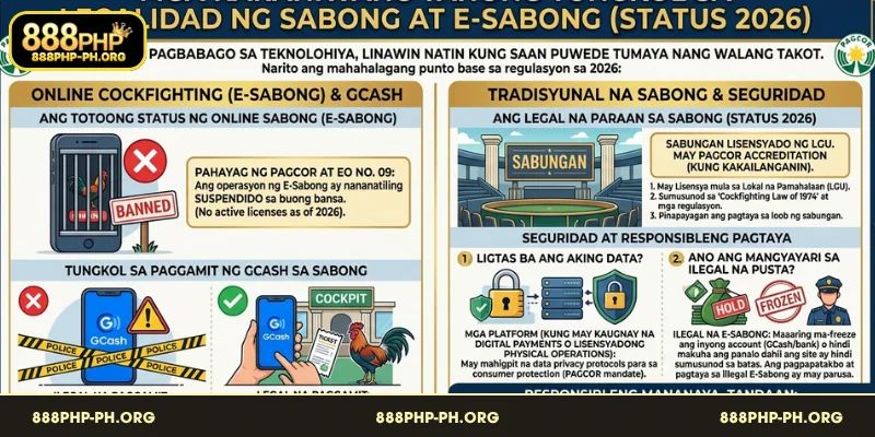 Mga madalas itanong tungkol sa legalidad ng online cockfighting