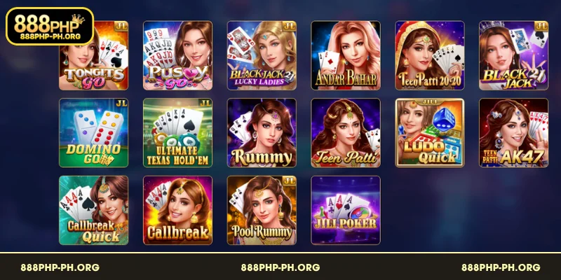 Mga Nangungunang Laro sa Mga Larong Kard 888PHP