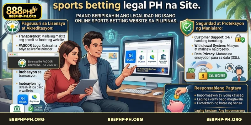 Paano beripikahin ang legalidad ng isang online sports betting website sa Pilipinas
